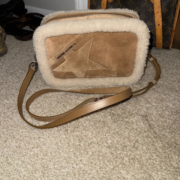 Golden Goose shearling and suede star bag - Picture 3 of 5